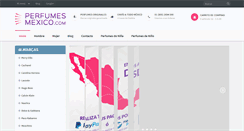 Desktop Screenshot of perfumesmexico.com